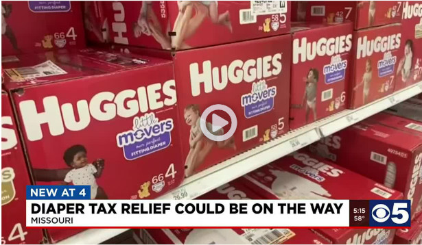 GHH Diaper tax relief news story