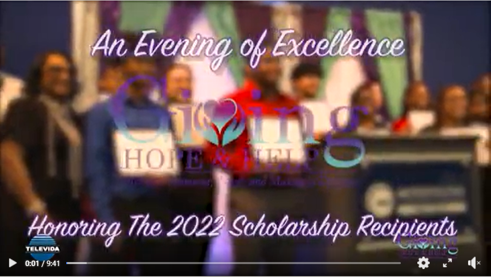 Giving Hope & Help Education Is Your Passport Scholarship Awards and Fundraiser Program!