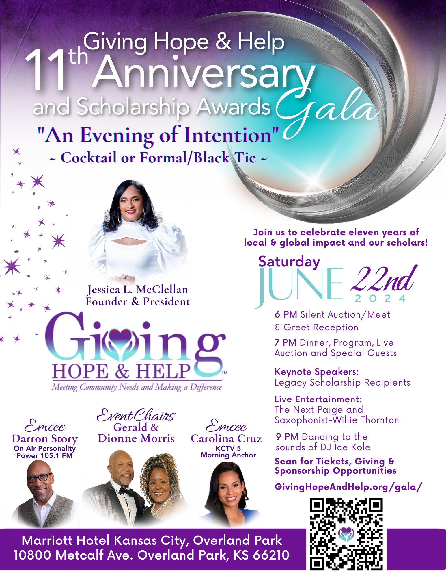 Giving Hope & Help's 11th Anniversary and Scholarship Awards Gala